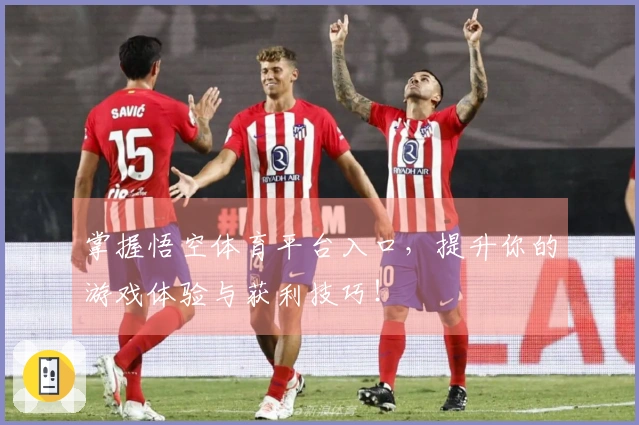 掌握悟空体育平台入口，提升你的游戏体验与获利技巧！